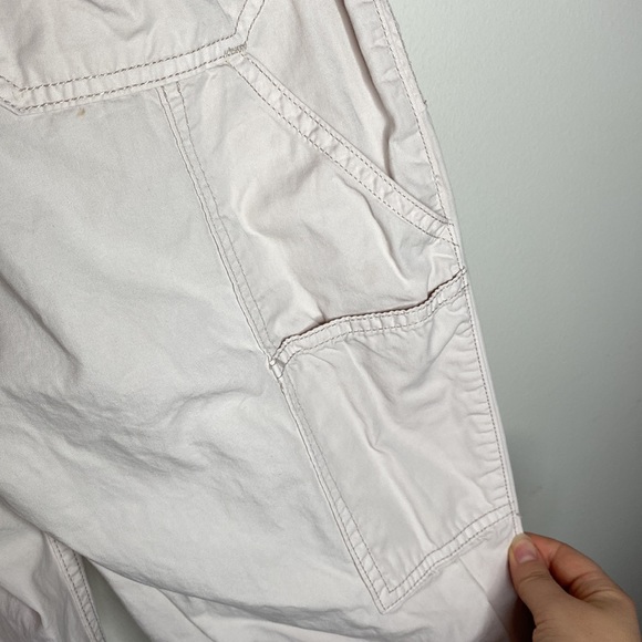 Abercrombie & Fitch paperbag ultra high waist front tie carpenter pants size XS - Picture 9 of 12